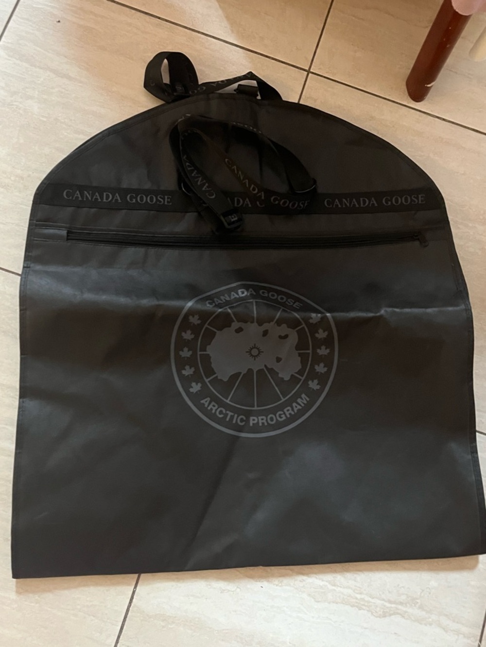 1 Canada Goose Black Travel Garment Tote with Branded Straps